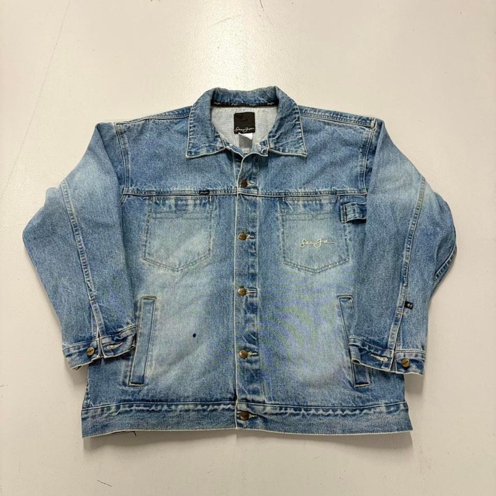 Vintage Y2K Sean John Blue Denim Jacket - Men's XL